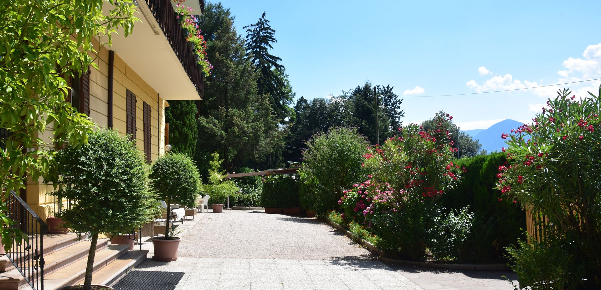 Hotel Meran Obermais mit Garten